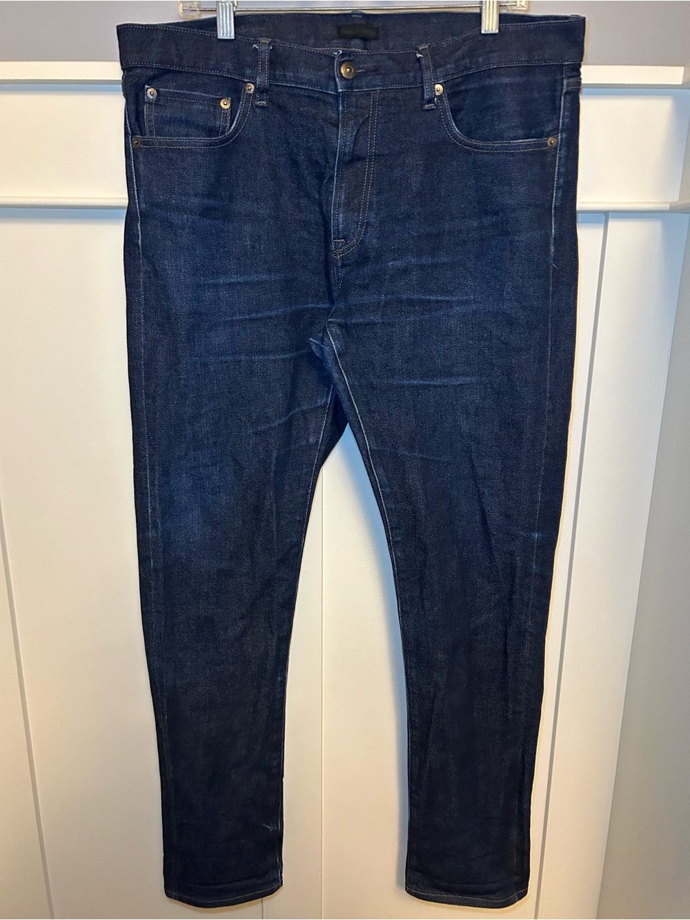 Vintage Uniqlo raw selvedge denim by kahiro skinny jeans